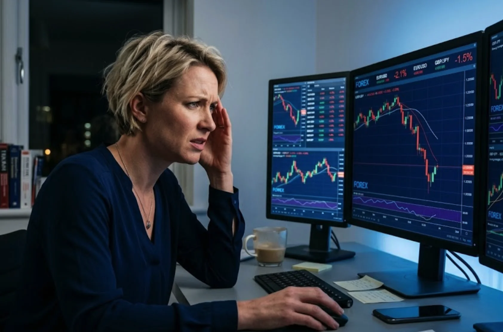 Trading psychology illustration